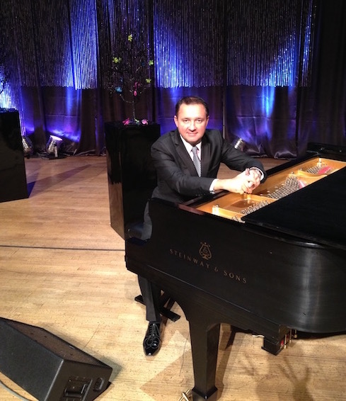 Pianist from Calgary Egor Ukoloff with Canadian Tenors